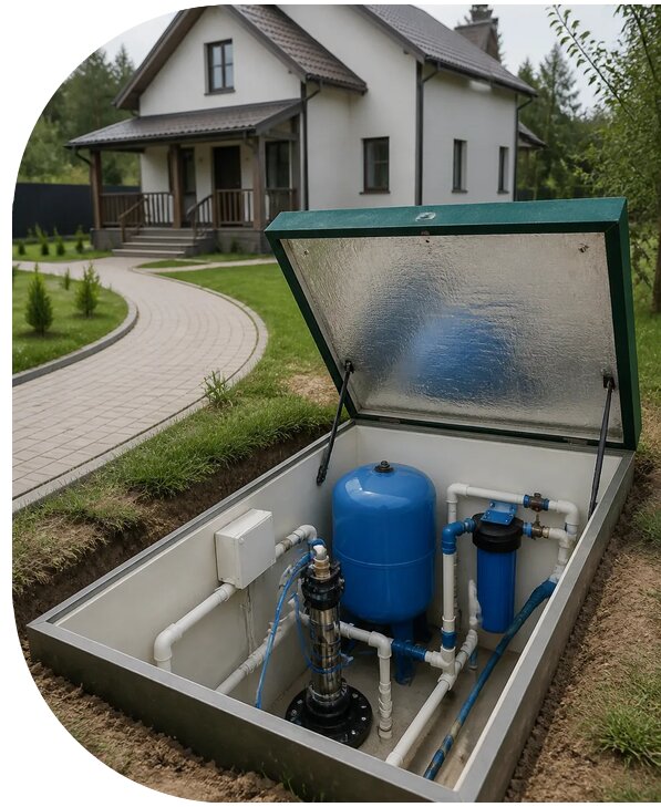 Автономное водоснабжение дома в Сестрорецке от 153735 р. | АПаруса-Сст